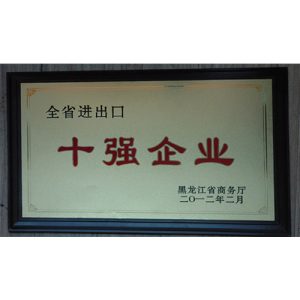 2012全省进出口10强