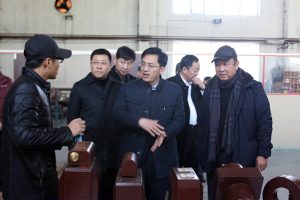 牡丹江代市长高岩到华宇合作区进行调研