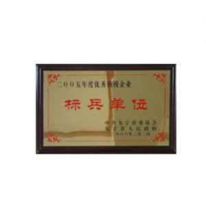 2005年度优秀纳税企业标兵单位